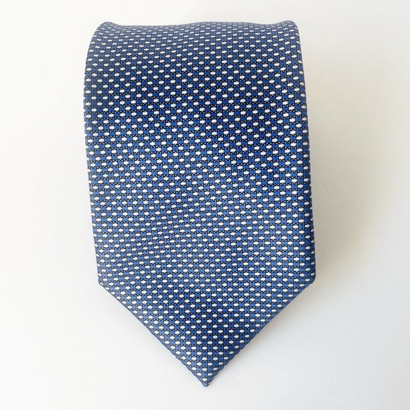 Lot of six Ermenegildo Zegna Silk Ties Paisley and solid patterned - Picture 9 of 11